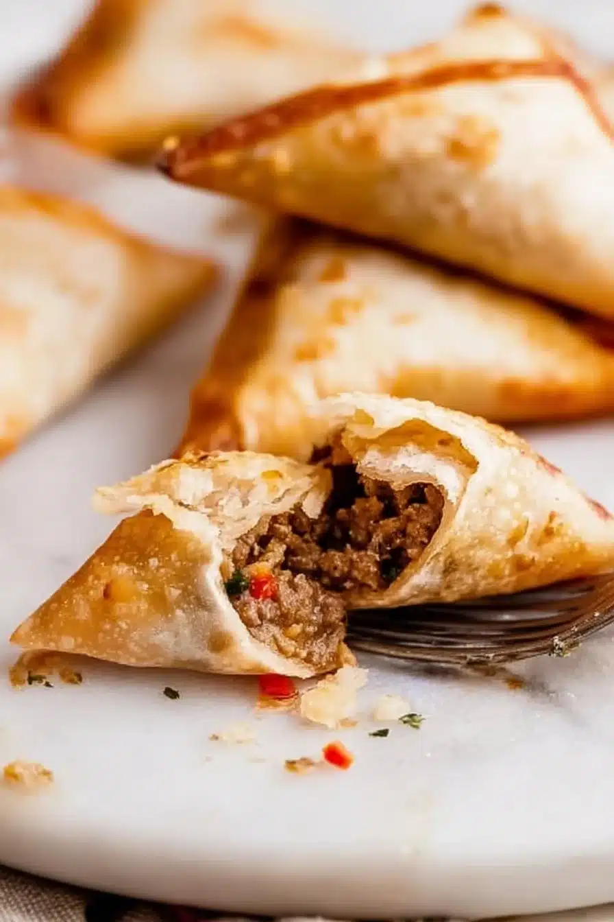 Beef Samosa (Tortilla Pockets)