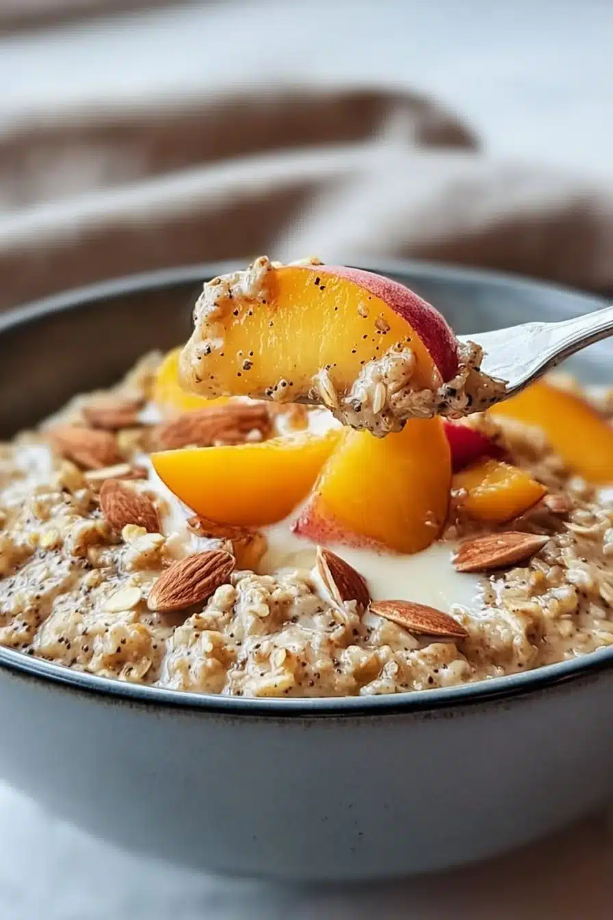 Best Peach Almond Oatmeal Bowl Recipe for a Creamy, Cozy Start