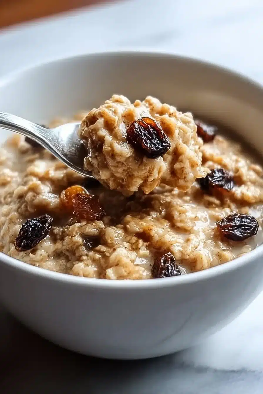Best Warm Cinnamon Raisin Oatmeal Bowl to Cozy Up Your Mornings