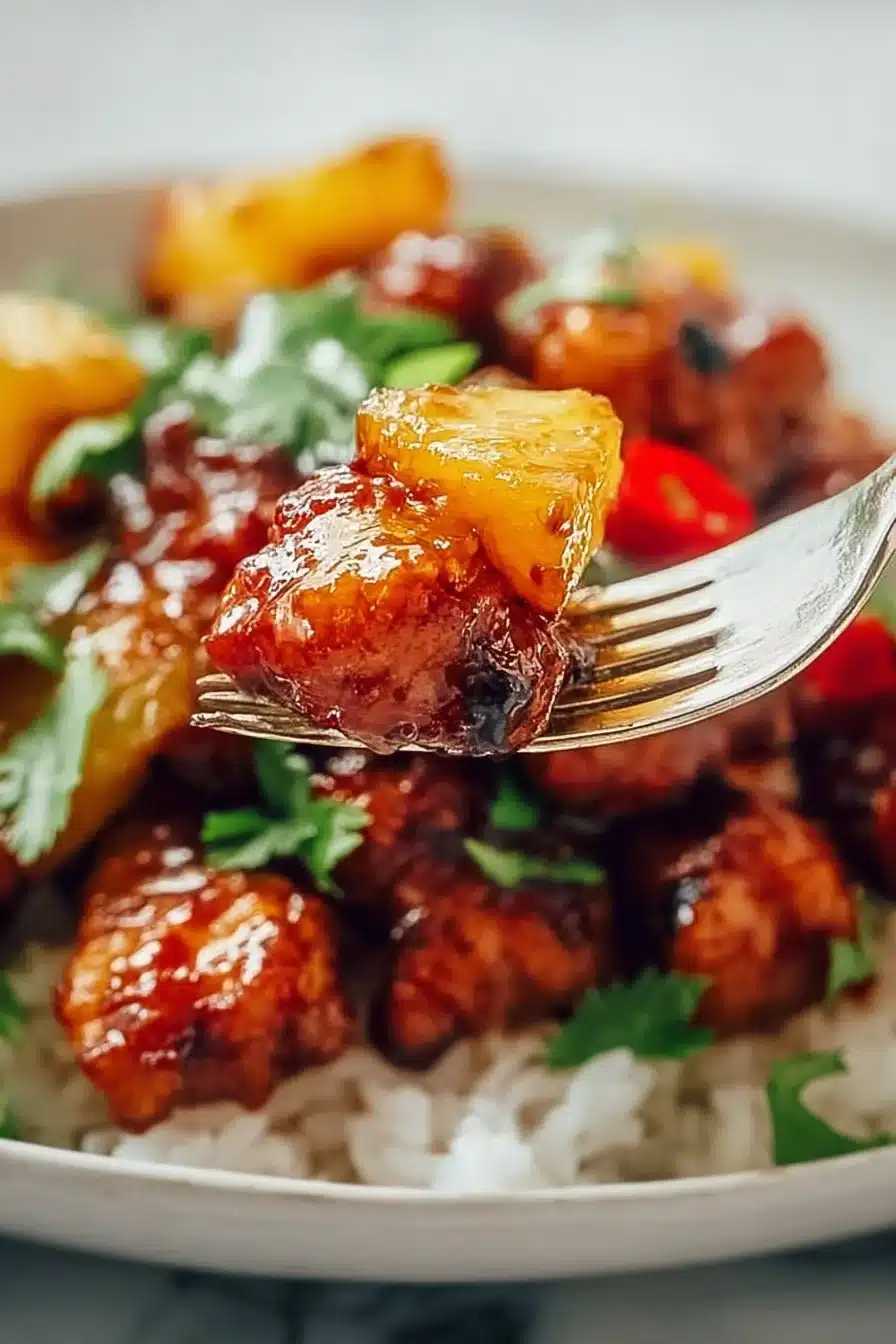 Caramelized Pineapple Chicken