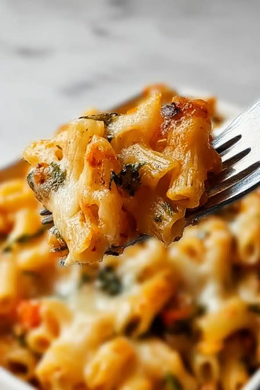 Cheesy Baked Vegetable Pasta