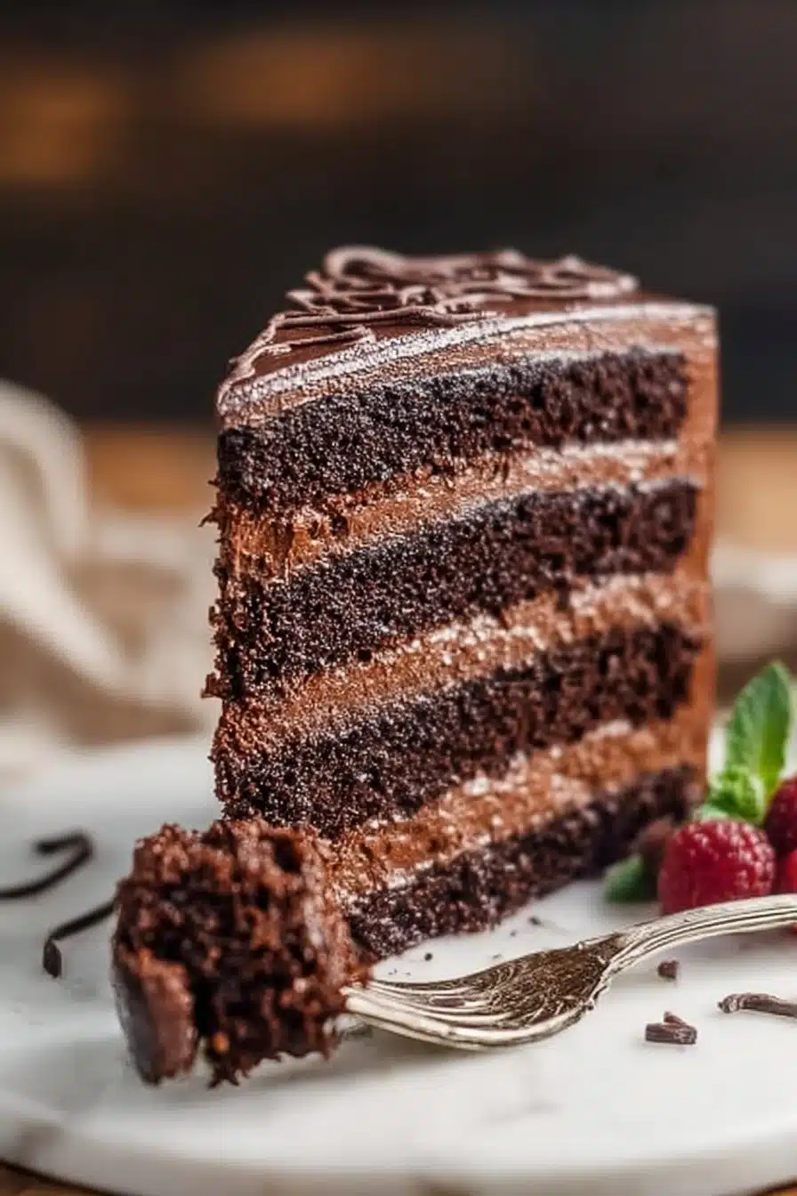 Chocolate Coffee Layer Cake