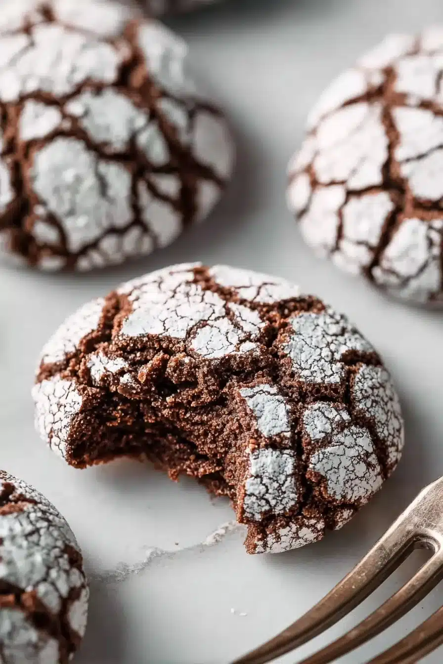 Chocolate Crinkle Cookies Recipe