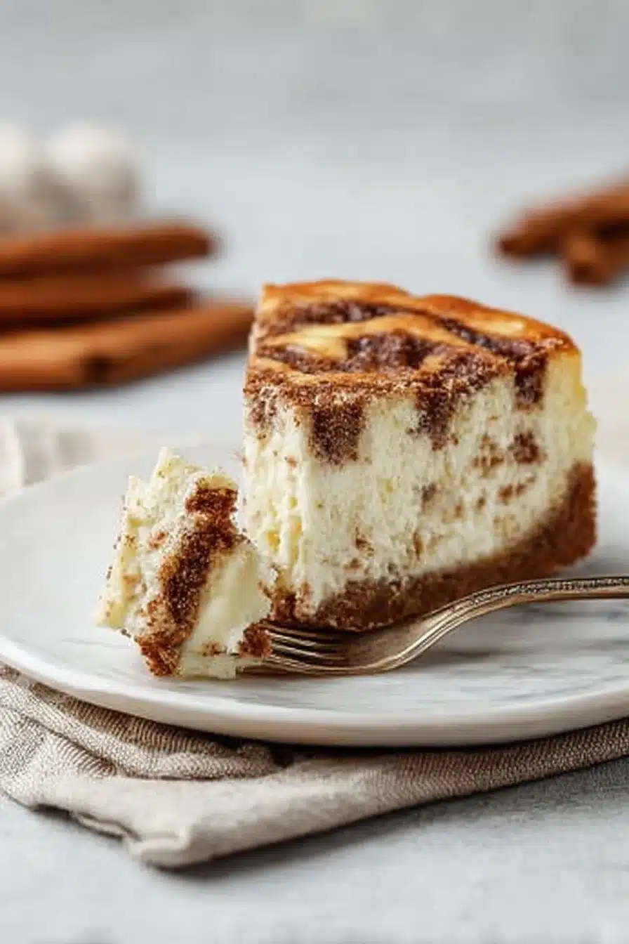 Cinnamon Roll Cheesecake