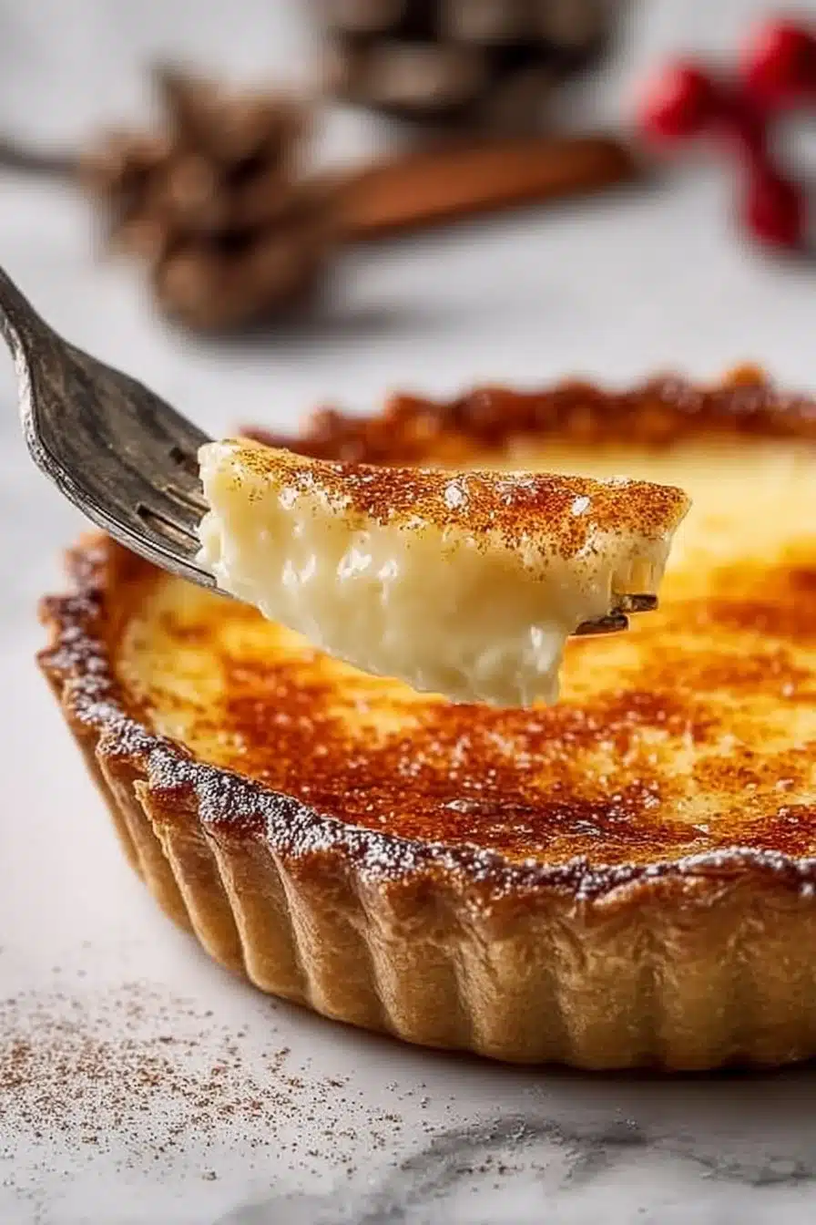 Cinnamon Vanilla Custard Pie