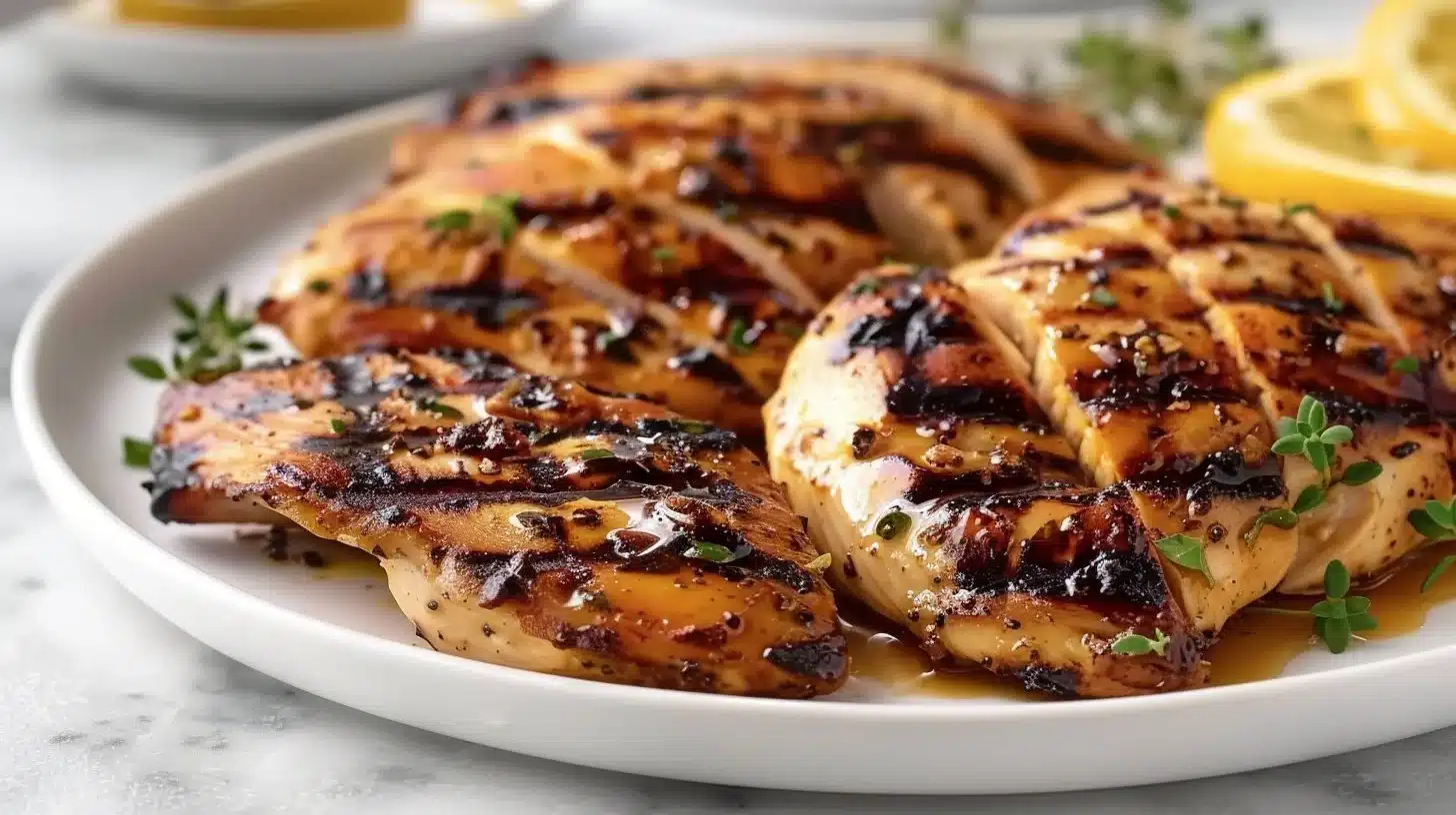 Citrus Garlic Grilled Chicken marinated and grilled to perfection