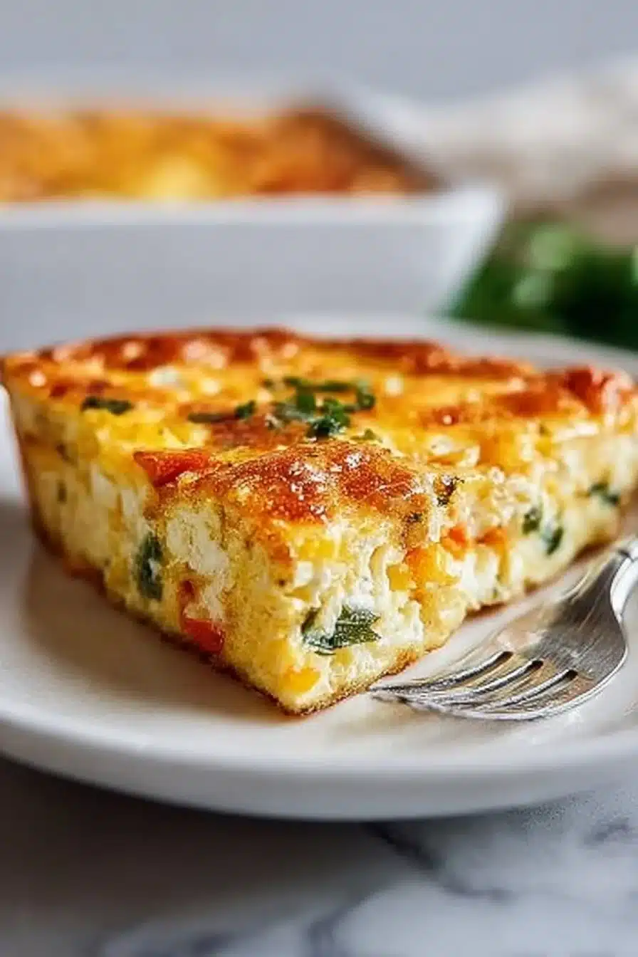 Cottage Cheese Breakfast Casserole