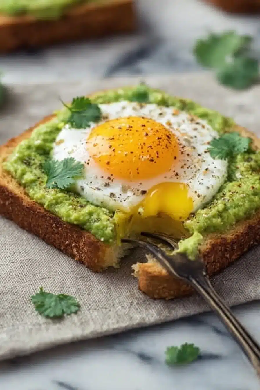 Creamy Avocado Egg Toast