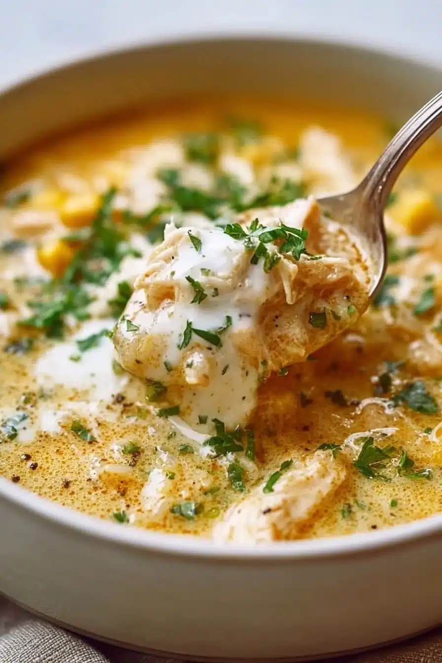 Creamy Chicken Enchilada Soup