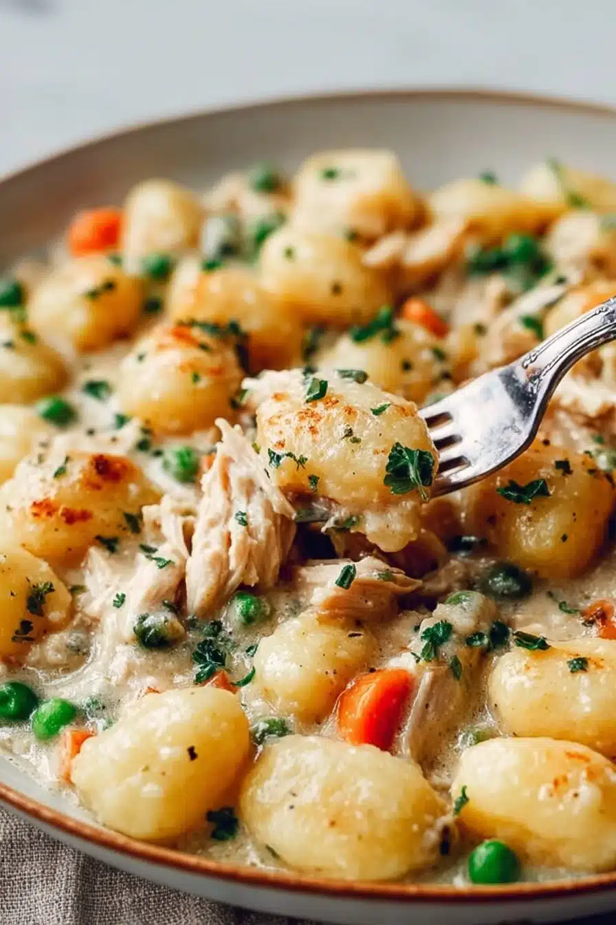 Creamy Chicken Pot Pie Gnocchi