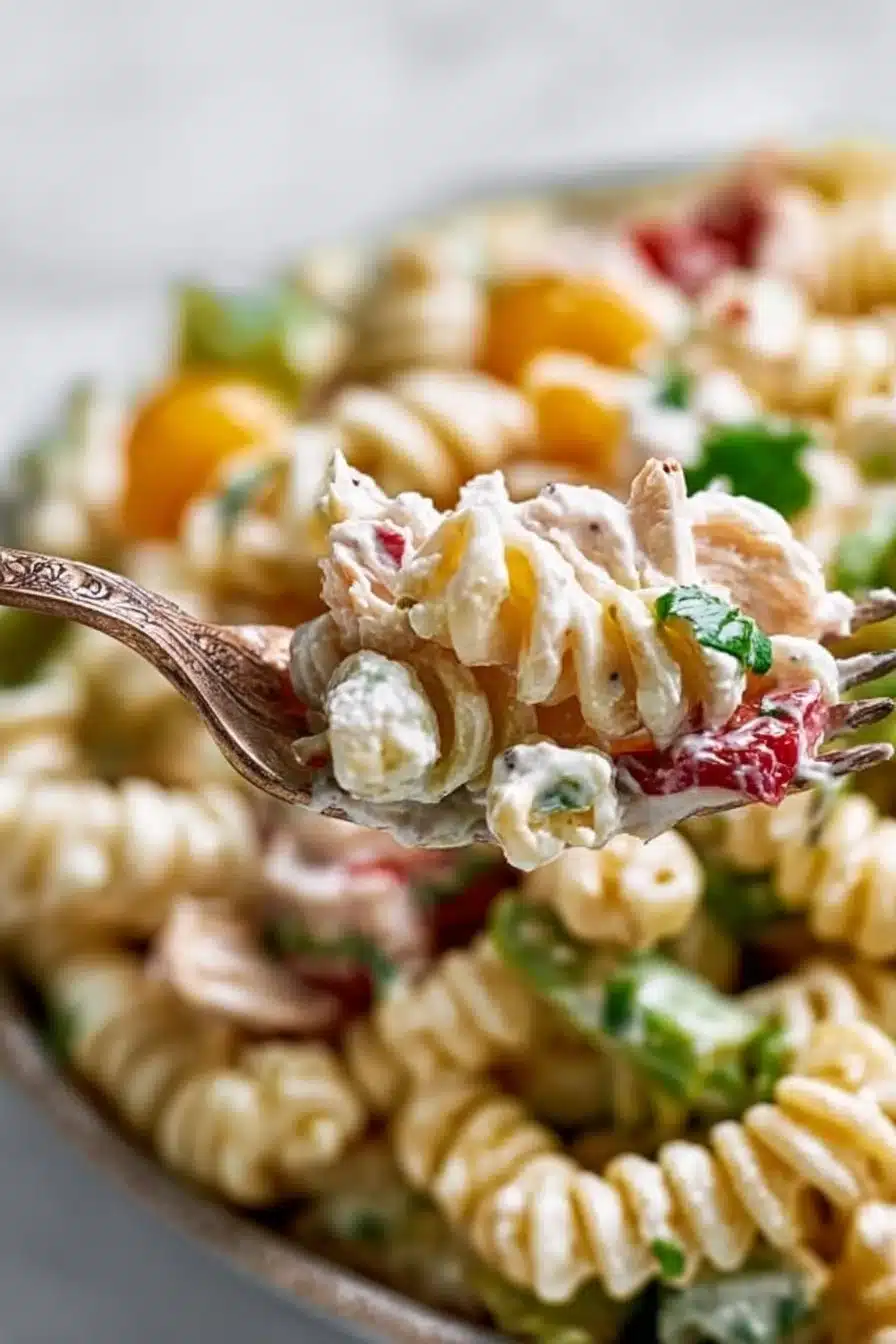 Creamy Ranch Pasta Salad