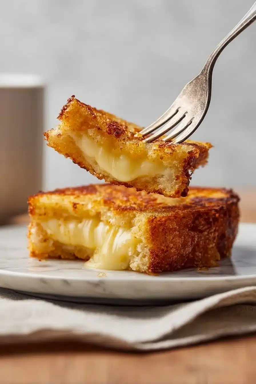 Crispy Air Fryer Cheese Toastie Recipe