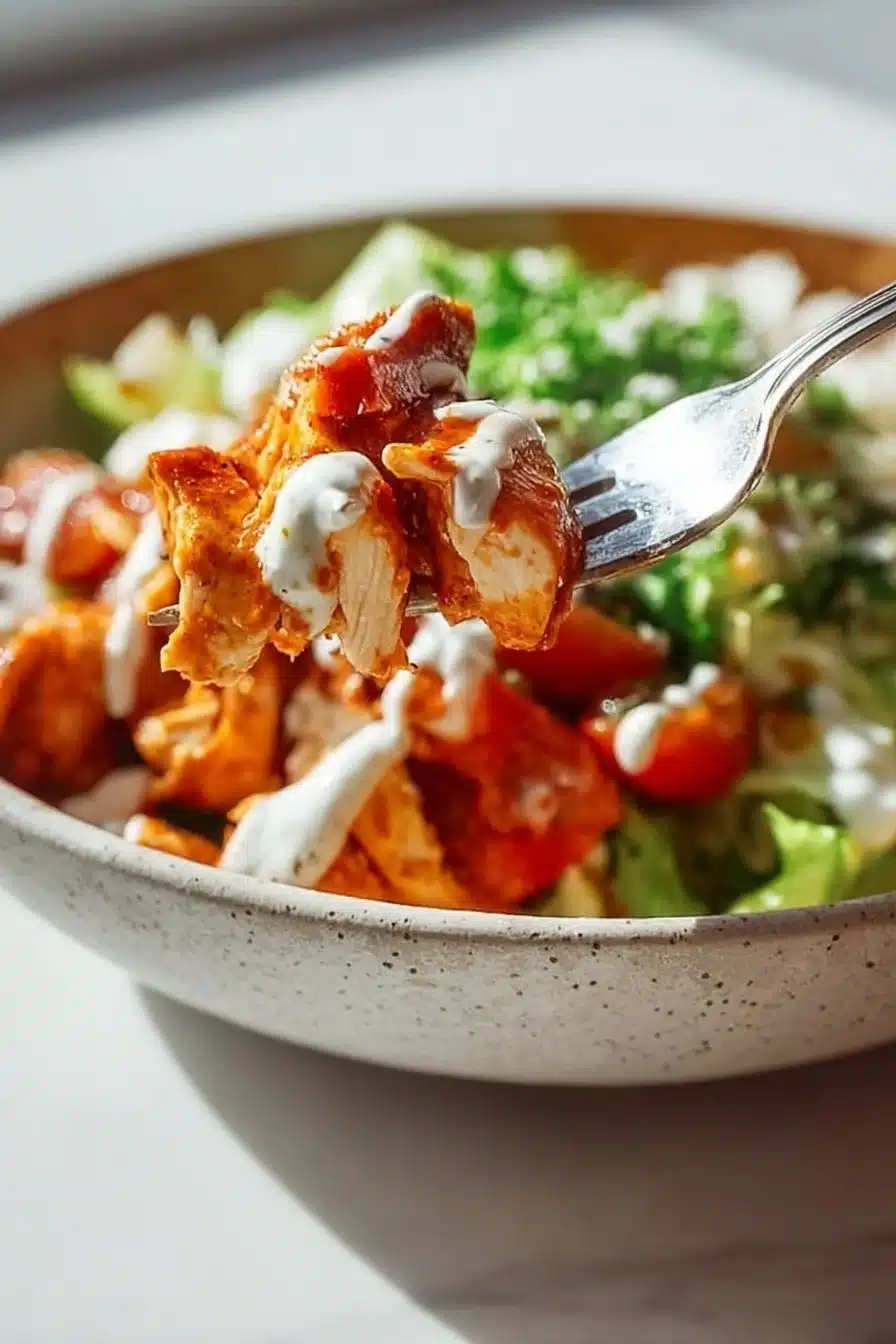 Deconstructed Buffalo Chicken Salad