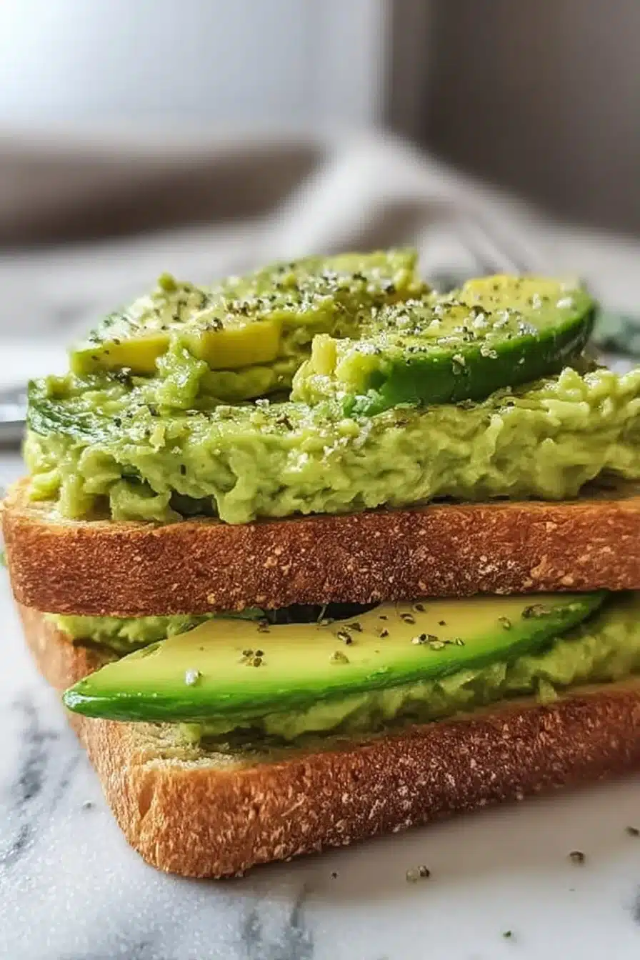 Easy Avocado Hummus Toast Stack That Will Boost Your Energy