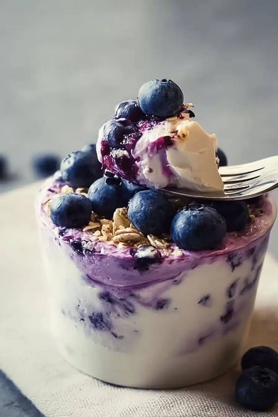 Easy Blueberry Yogurt Breakfast Cup for a Fresh Morning Boost