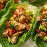 Easy chicken veggie lettuce wraps ready to enhance your dinner experience