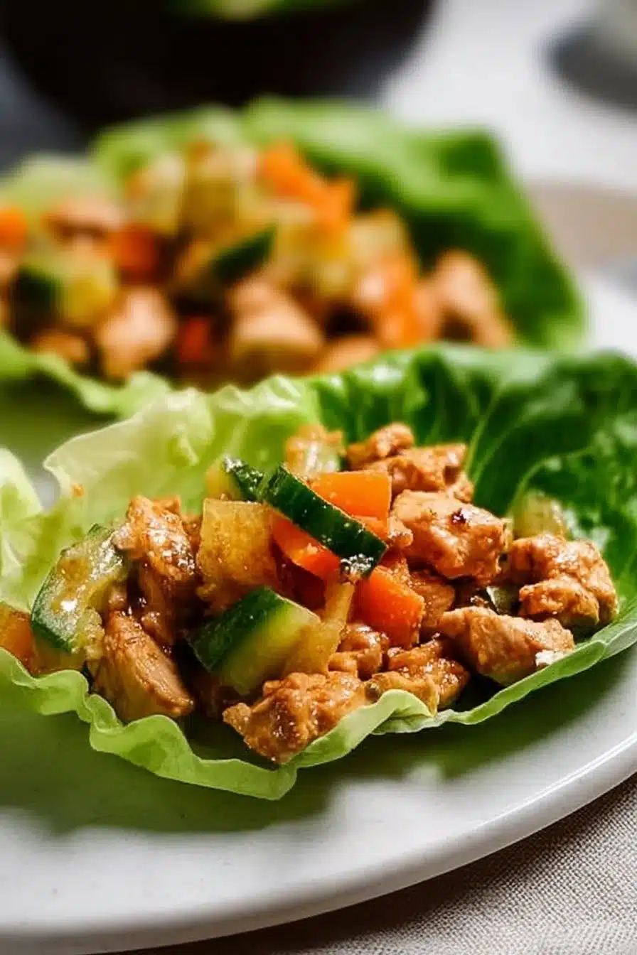 Easy Chicken Veggie Lettuce Wraps That Boost Your Dinner Game