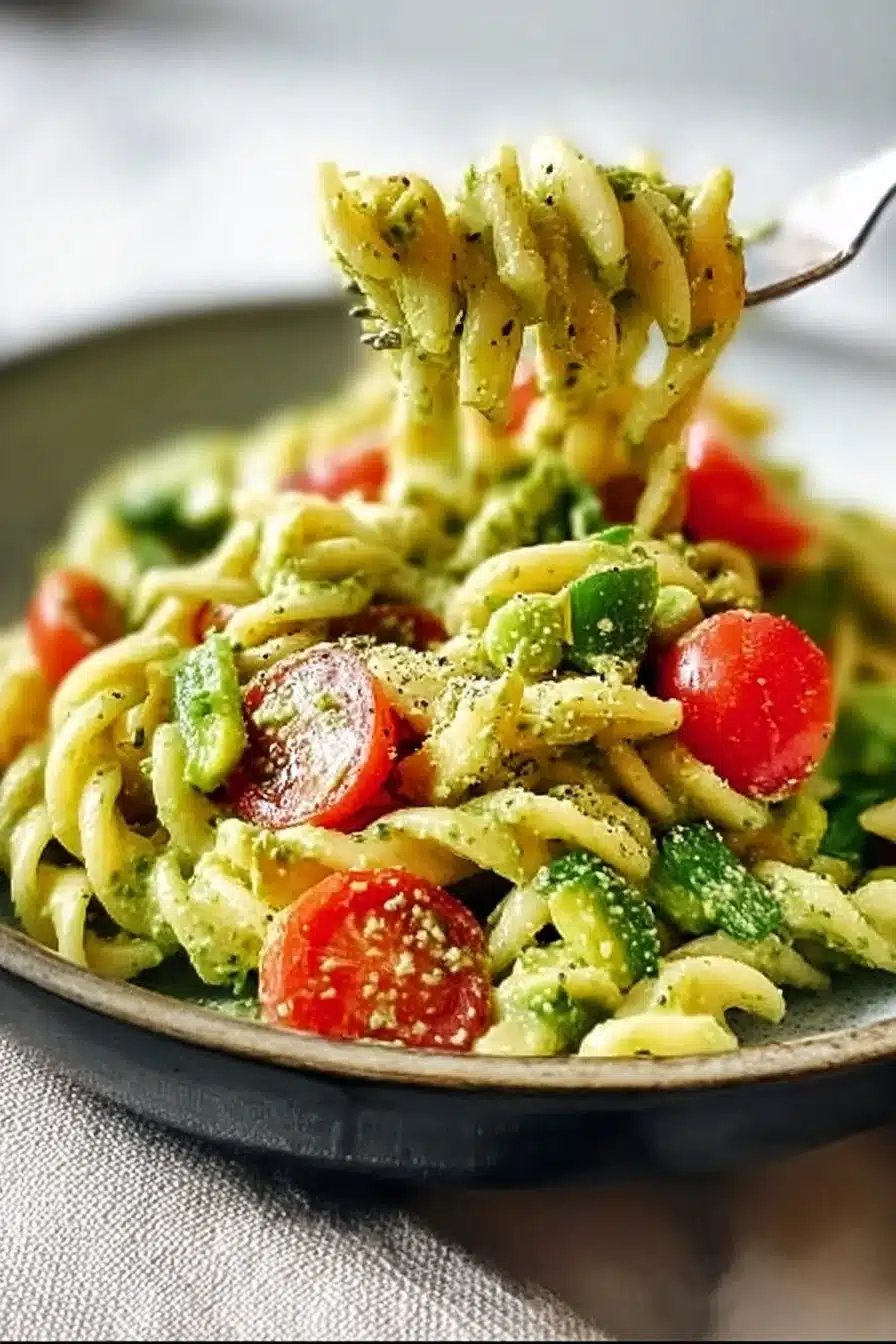 Easy Creamy Avocado Veggie Pasta for a Bold, Fresh Feast