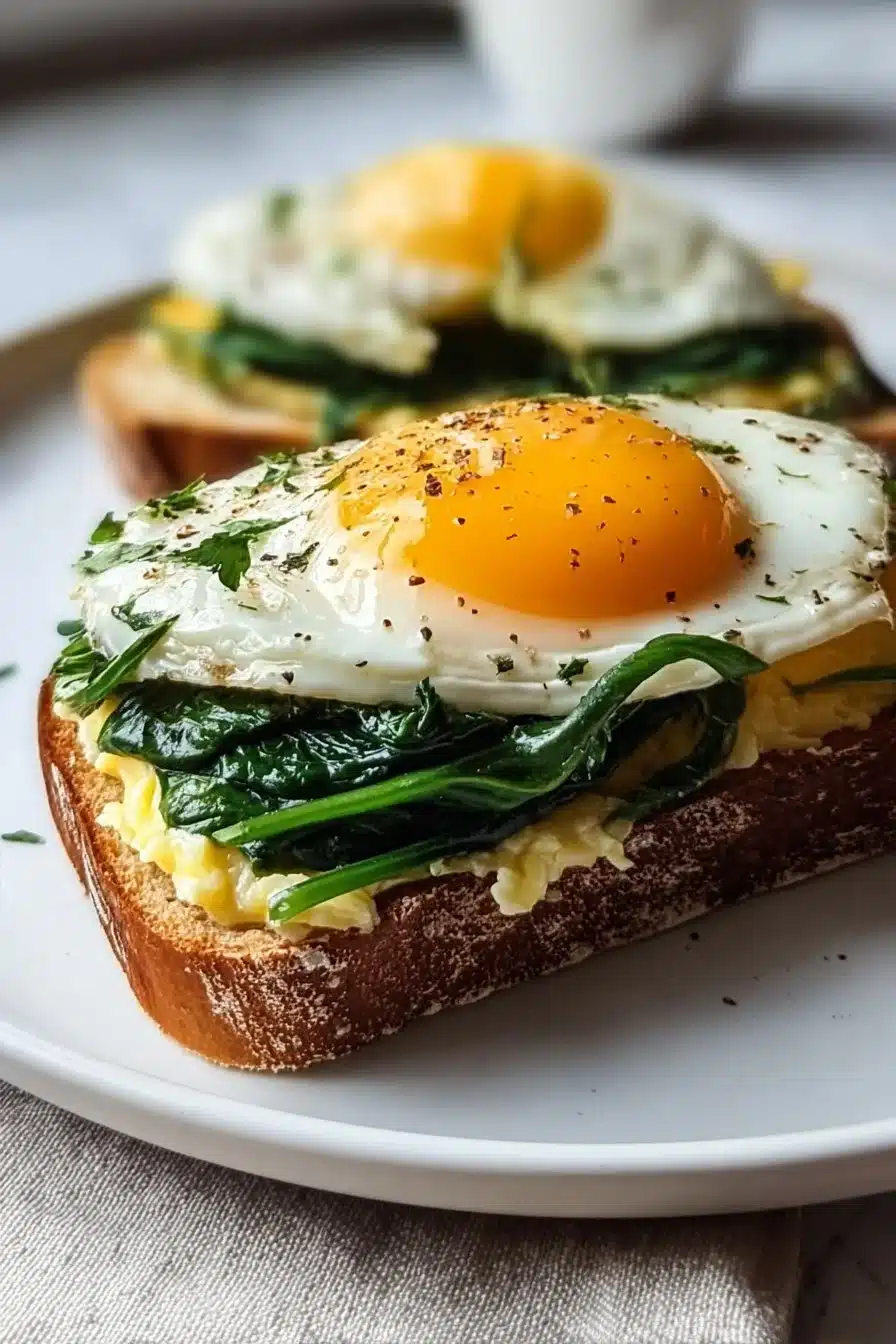Easy Egg and Spinach Morning Sandwich That Boosts Your Energy