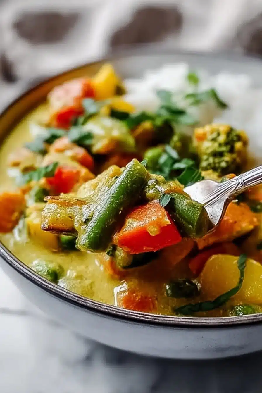 Easy Healthy Coconut Vegetable Curry That Bursts with Flavor