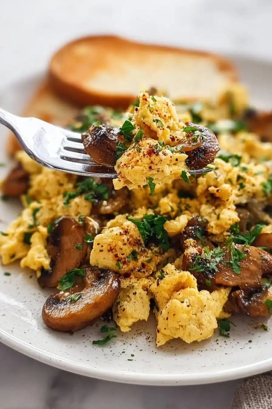 Easy Savory Mushroom Breakfast Scramble That Fuels Your Morning