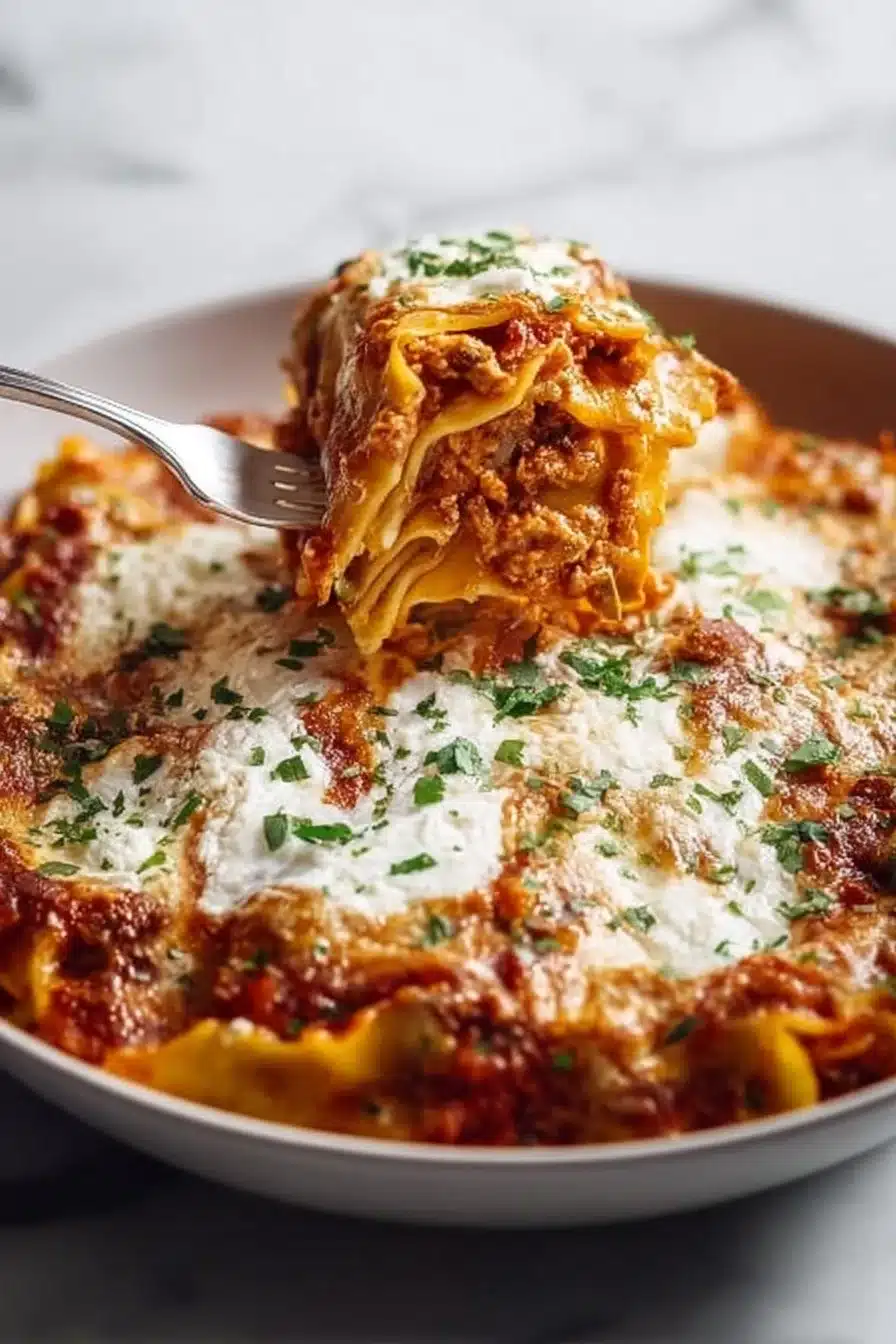 Easy Skillet Lasagna