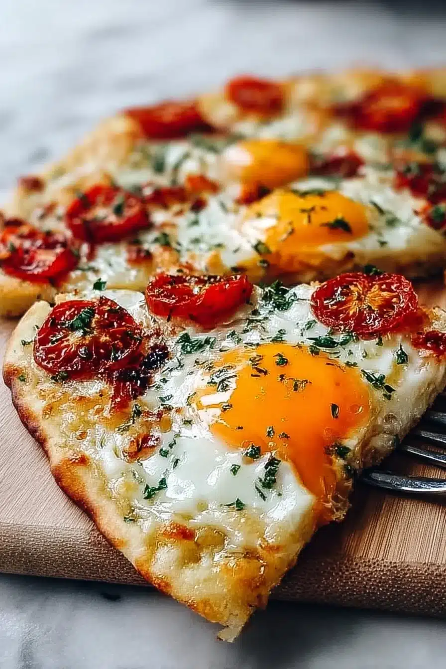 Easy Tomato Egg Breakfast Flatbread That Will Boost Your Mornings