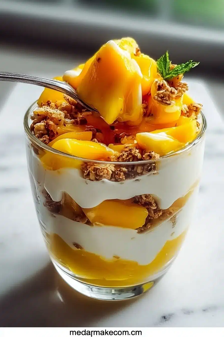 Easy Tropical Mango Yogurt Parfait: Bright, Refreshing & Creamy