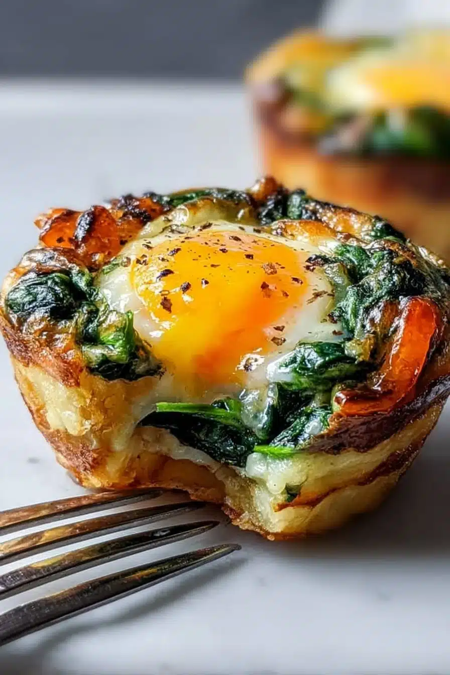 Easy Veggie Spinach Egg Breakfast Cups to Brighten Mornings