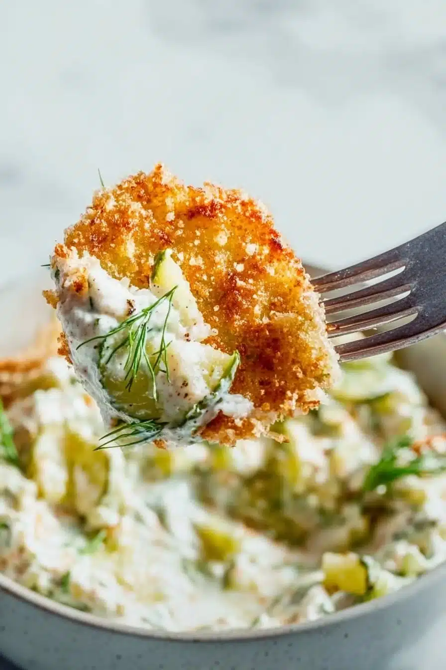 Fried Dill Pickle Dip