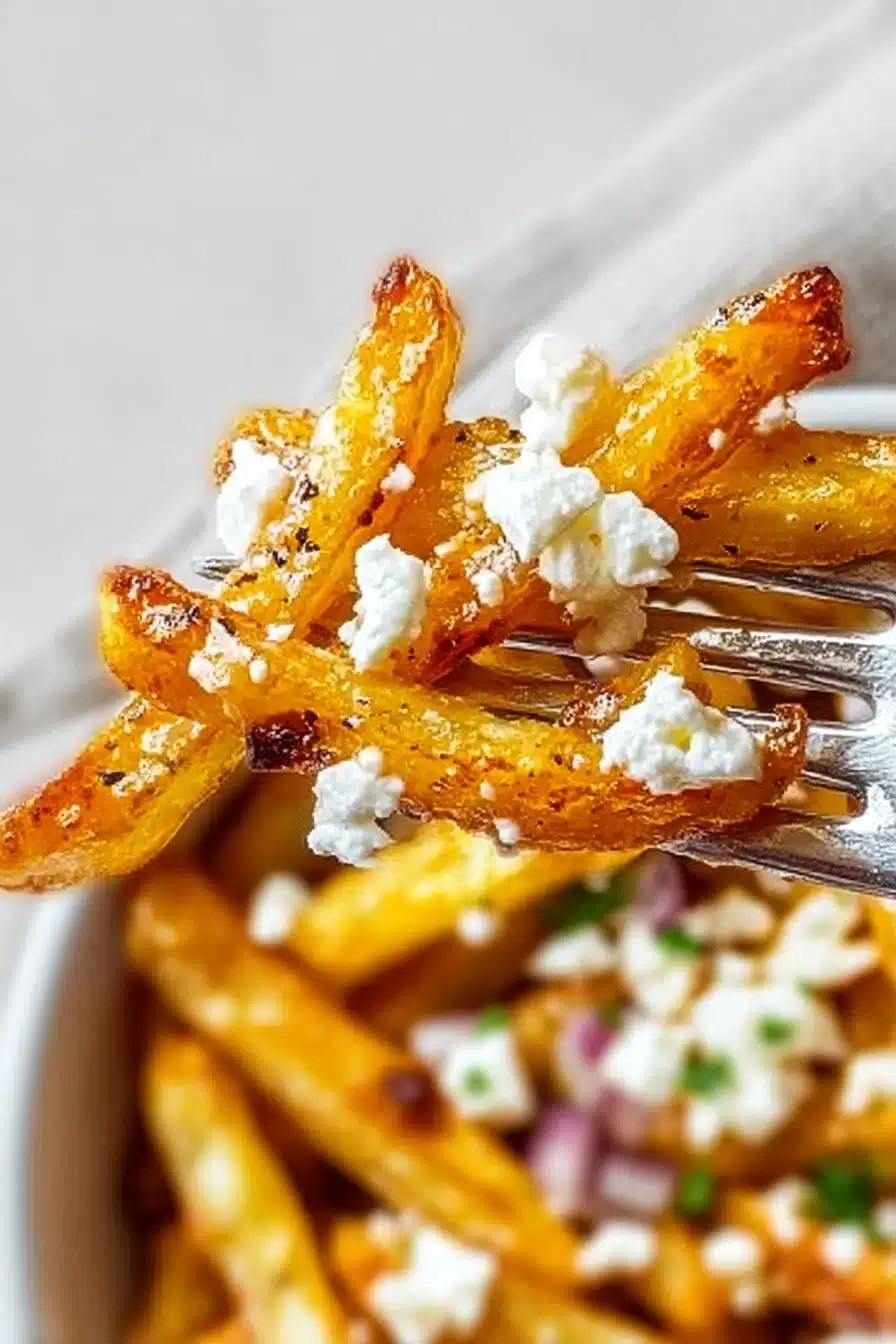 Greek Fries with Feta