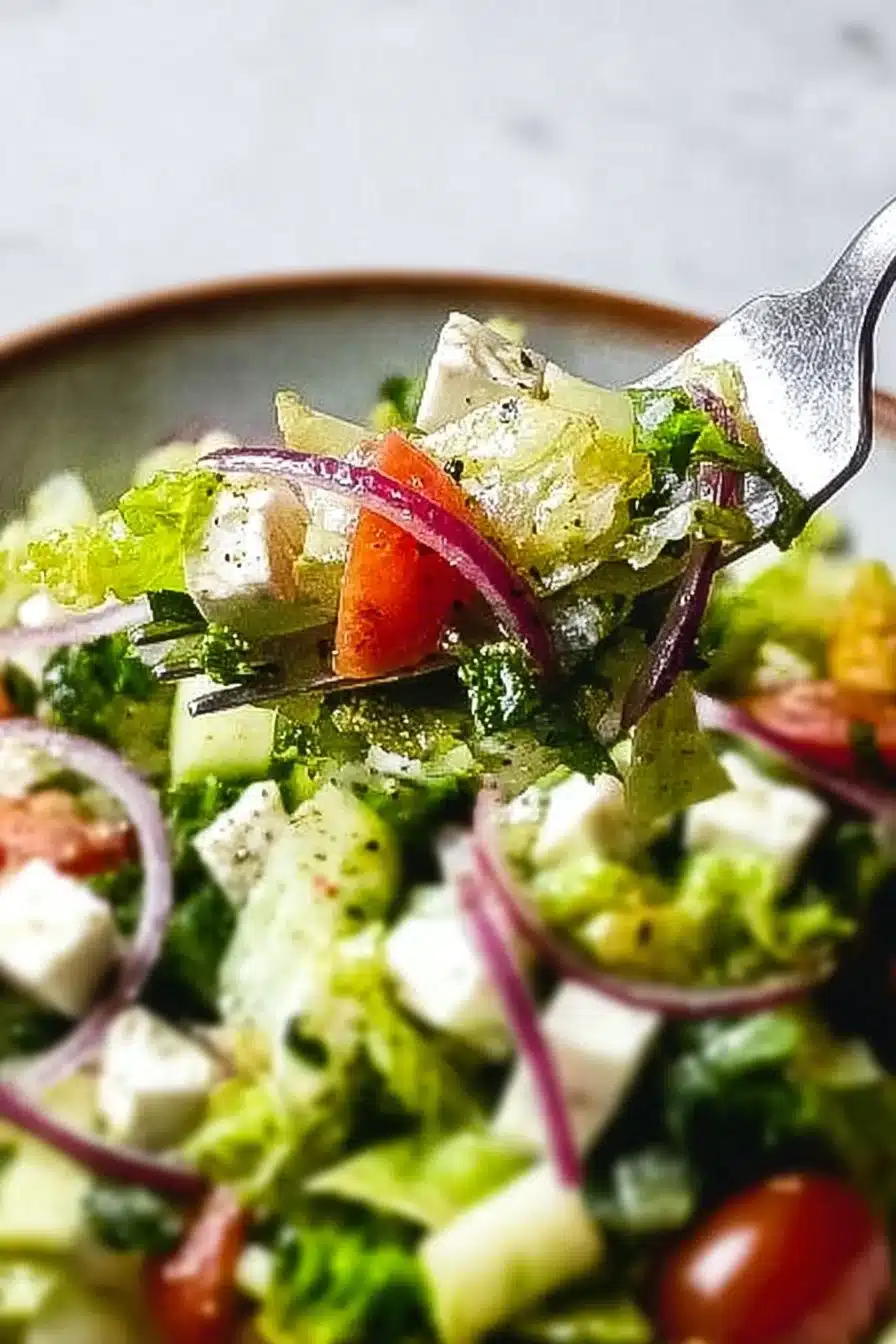 Greek Lettuce Salad