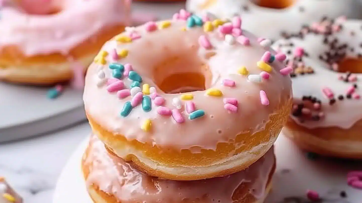 Delicious homemade air fryer donuts fresh out of the kitchen