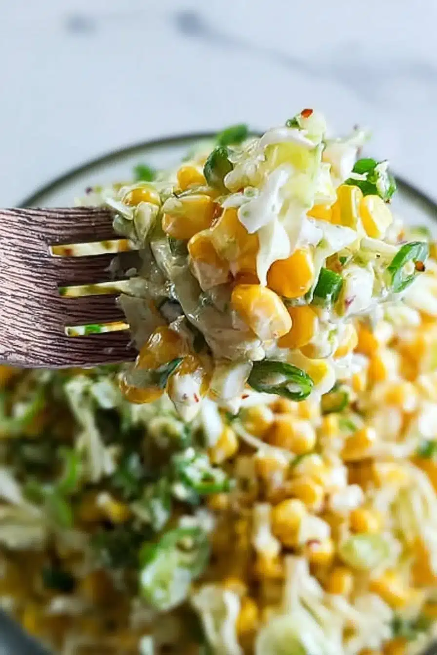 Jalapeño Corn Coleslaw