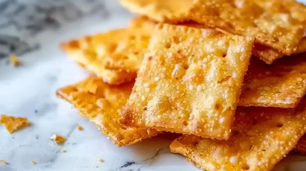 Keto Cheez-It Crackers - low-carb, crunchy cheese snacks
