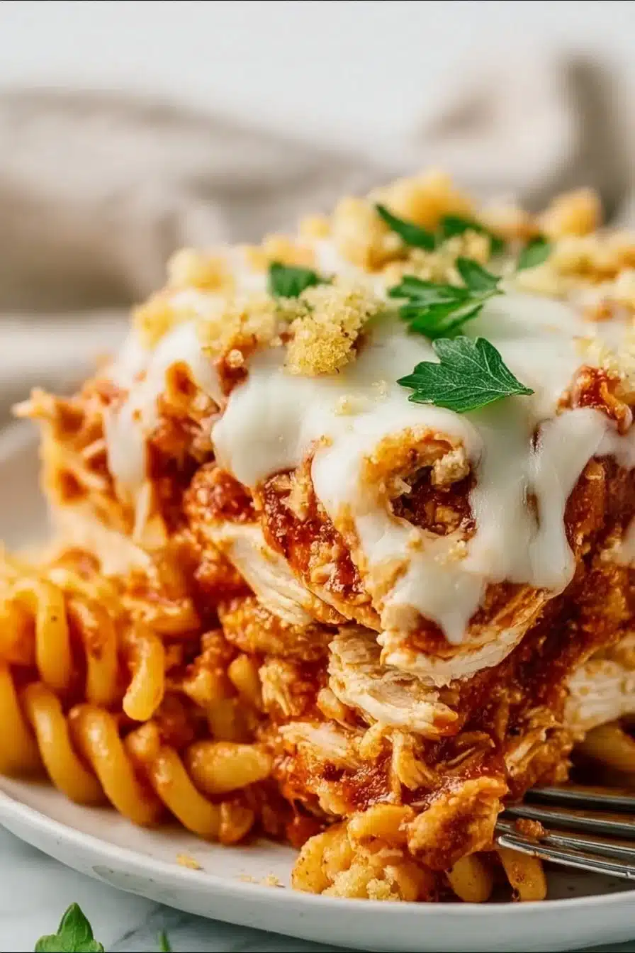 Lazy Day Chicken Parmesan Casserole