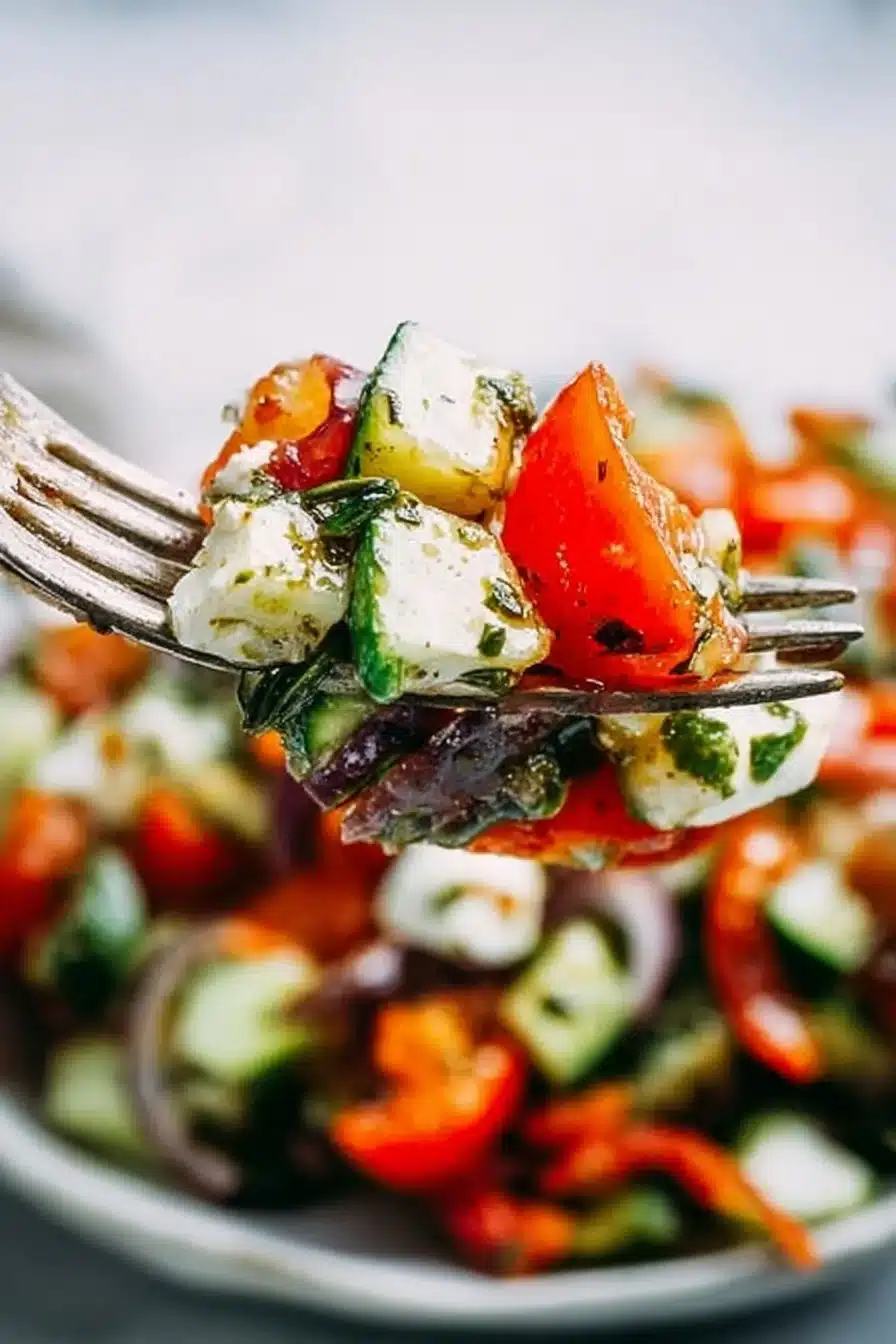 Mediterranean Vegetable Salad