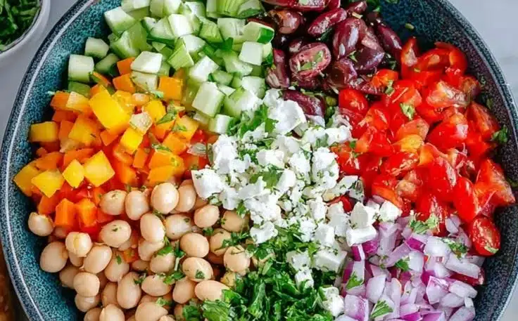 Mediterranean White Bean Salad