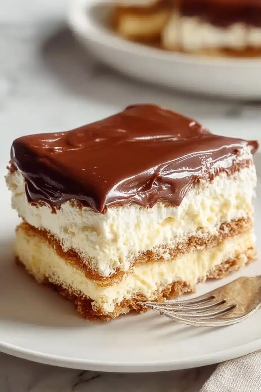 No Bake Eclair Cake
