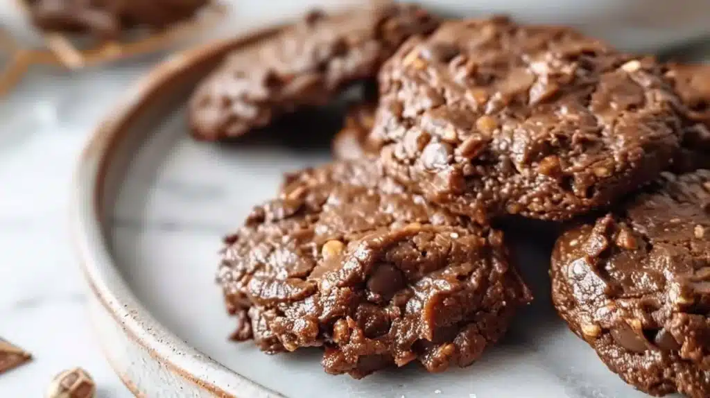 Delicious no bake keto cookies made with low-carb ingredients