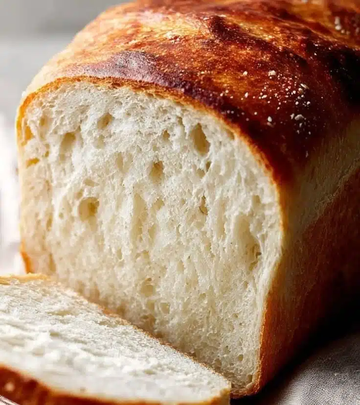 No Knead Dutch Oven Sandwich Bread