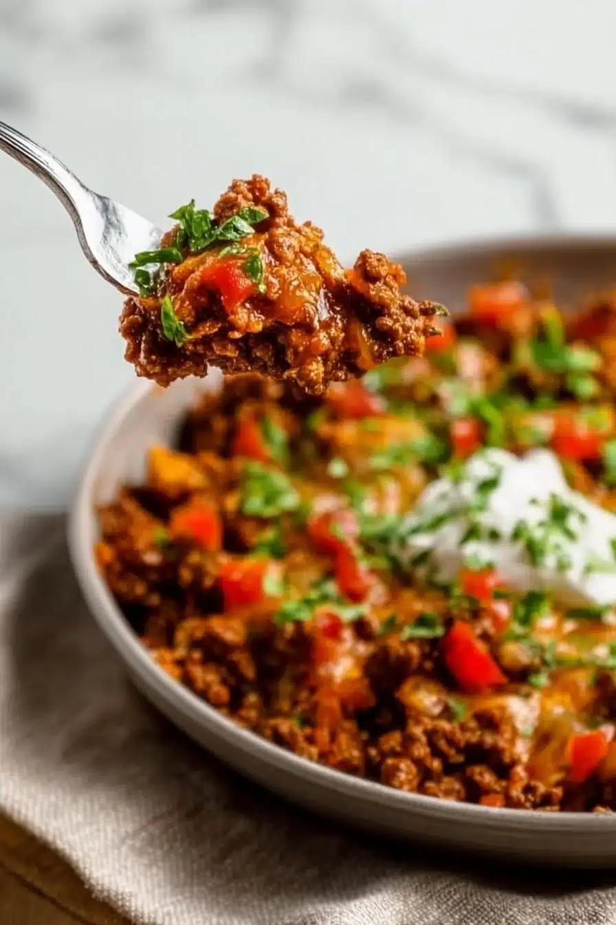 Paleo Mexican Ground Beef Skillet
