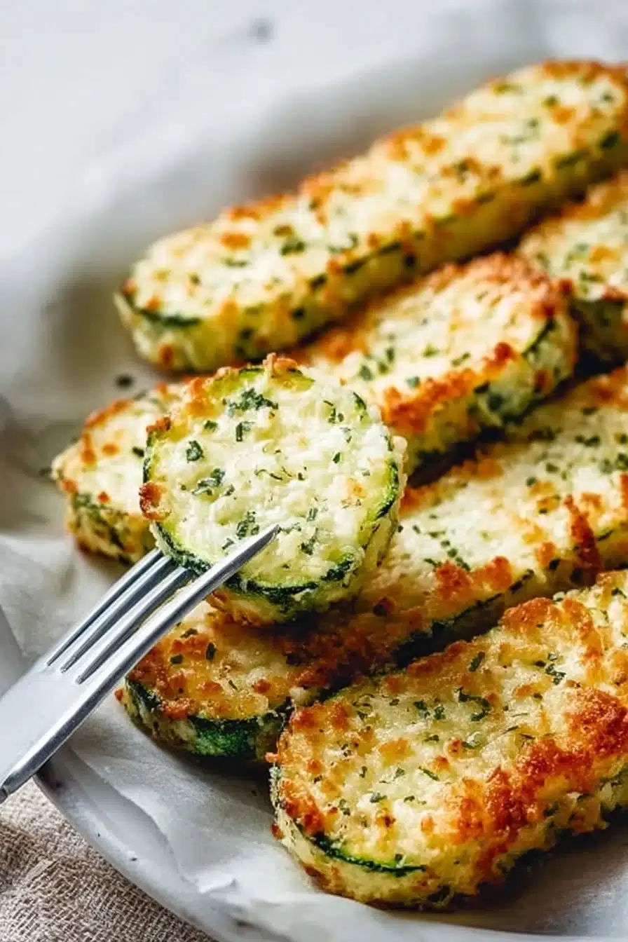 Parmesan Zucchini Rounds