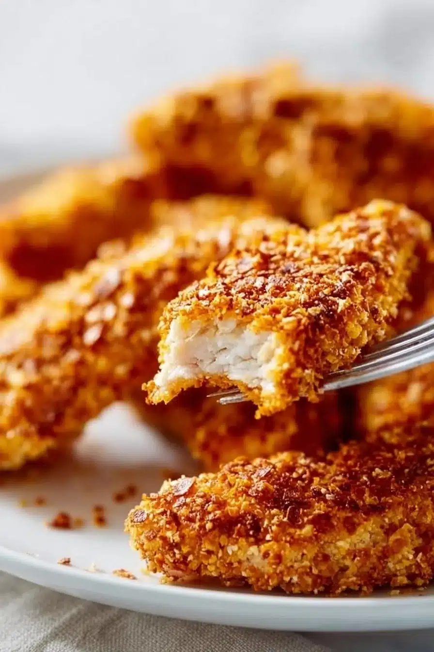Pretzel Crusted Chicken Tenders