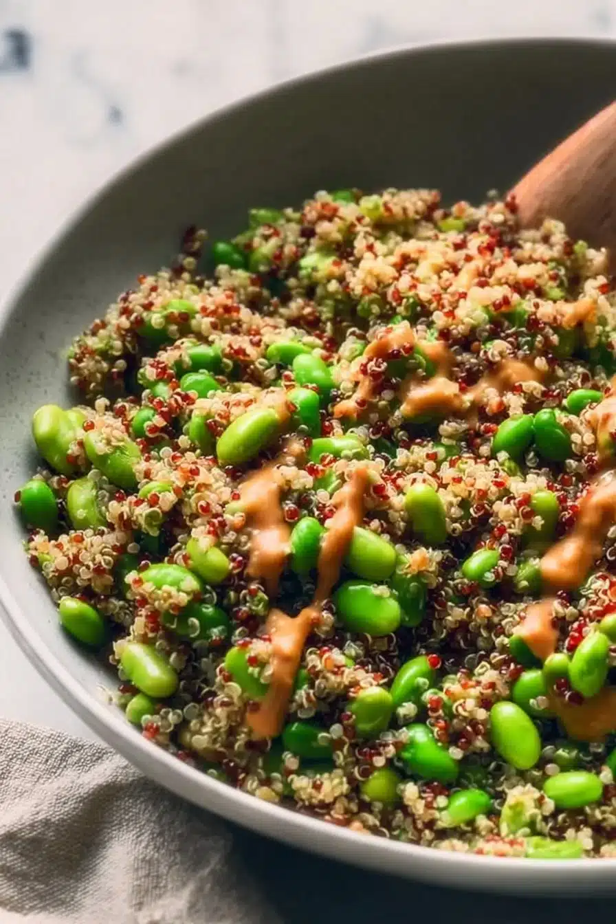 Quinoa and Edamame Bowl