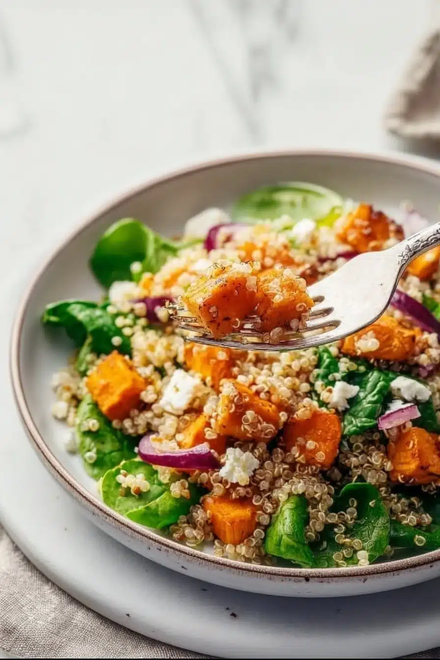 Roasted Sweet Potato Quinoa Veggie Bowl