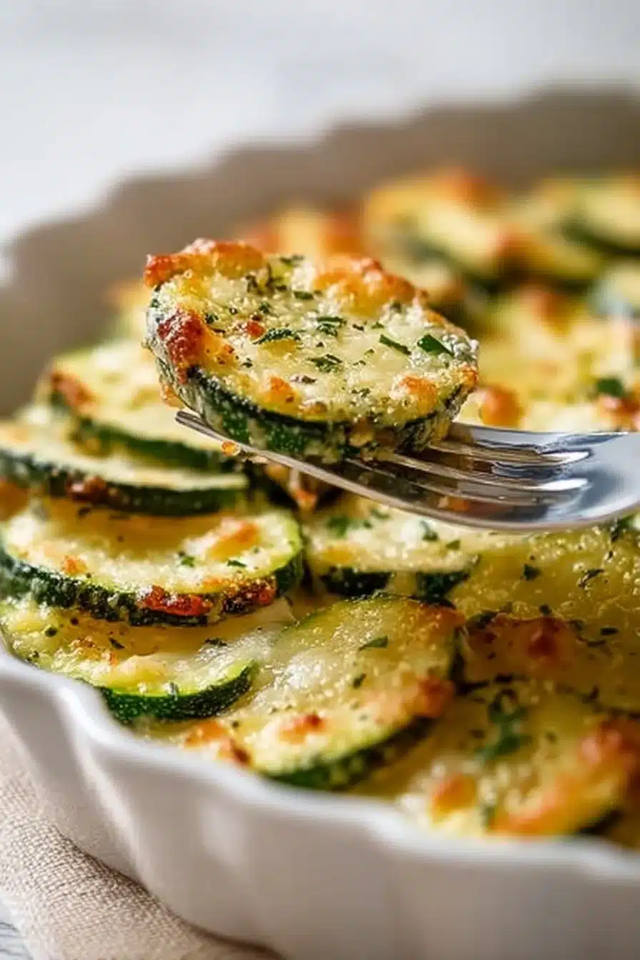 Savory Parmesan Zucchini Rounds