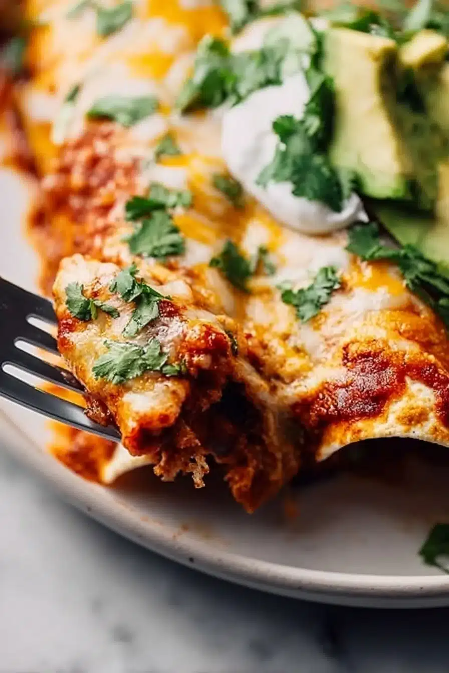 Sweet Potato Black Bean Enchiladas