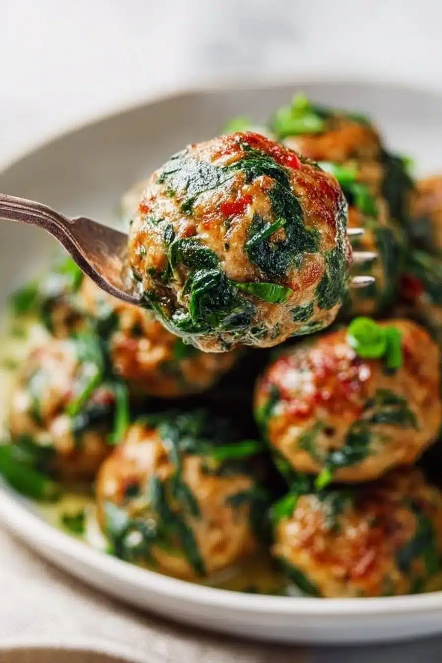 Turkey Spinach Meatballs