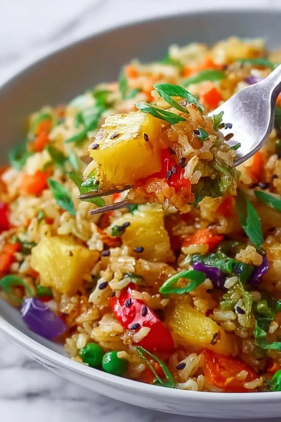 Vegan Pineapple Fried Rice